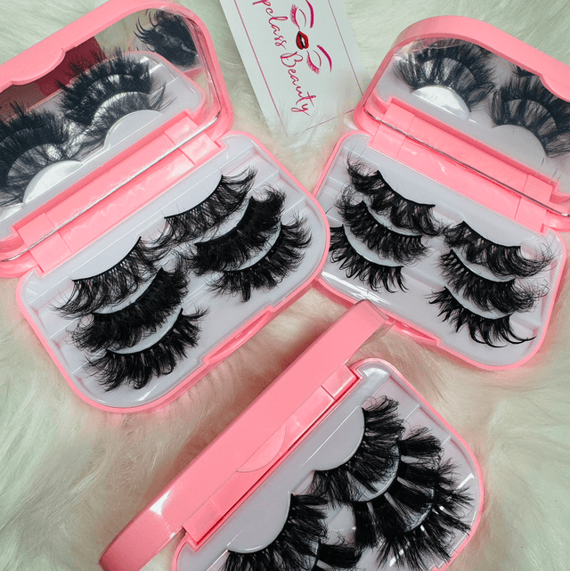 Box Lot de 3 faux cils 