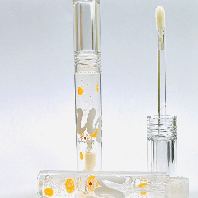  Gloss Transparent Argenté orange 🍊 