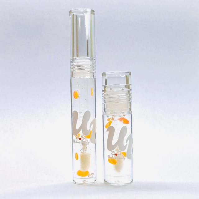  Gloss Transparent Argenté orange 🍊 