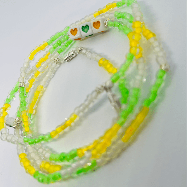 Waist beads Yelly Greeny 