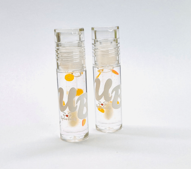  Gloss Transparent Argenté orange 🍊 