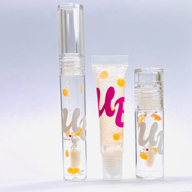  Gloss Transparent Argenté orange 🍊 