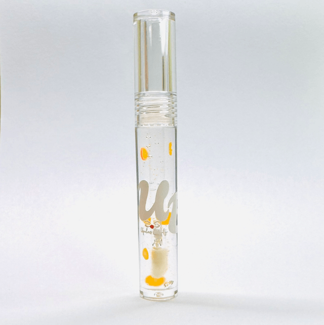 Gloss Transparent Argenté orange 🍊 