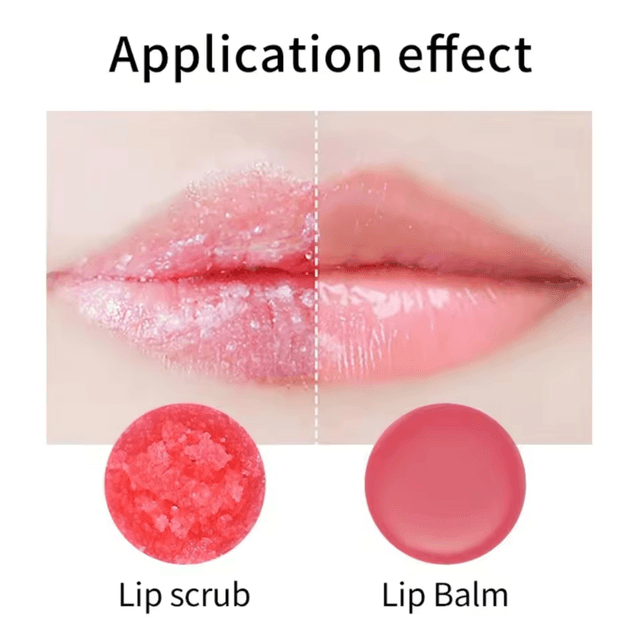 Lip Scrub & Lip oil 2in1